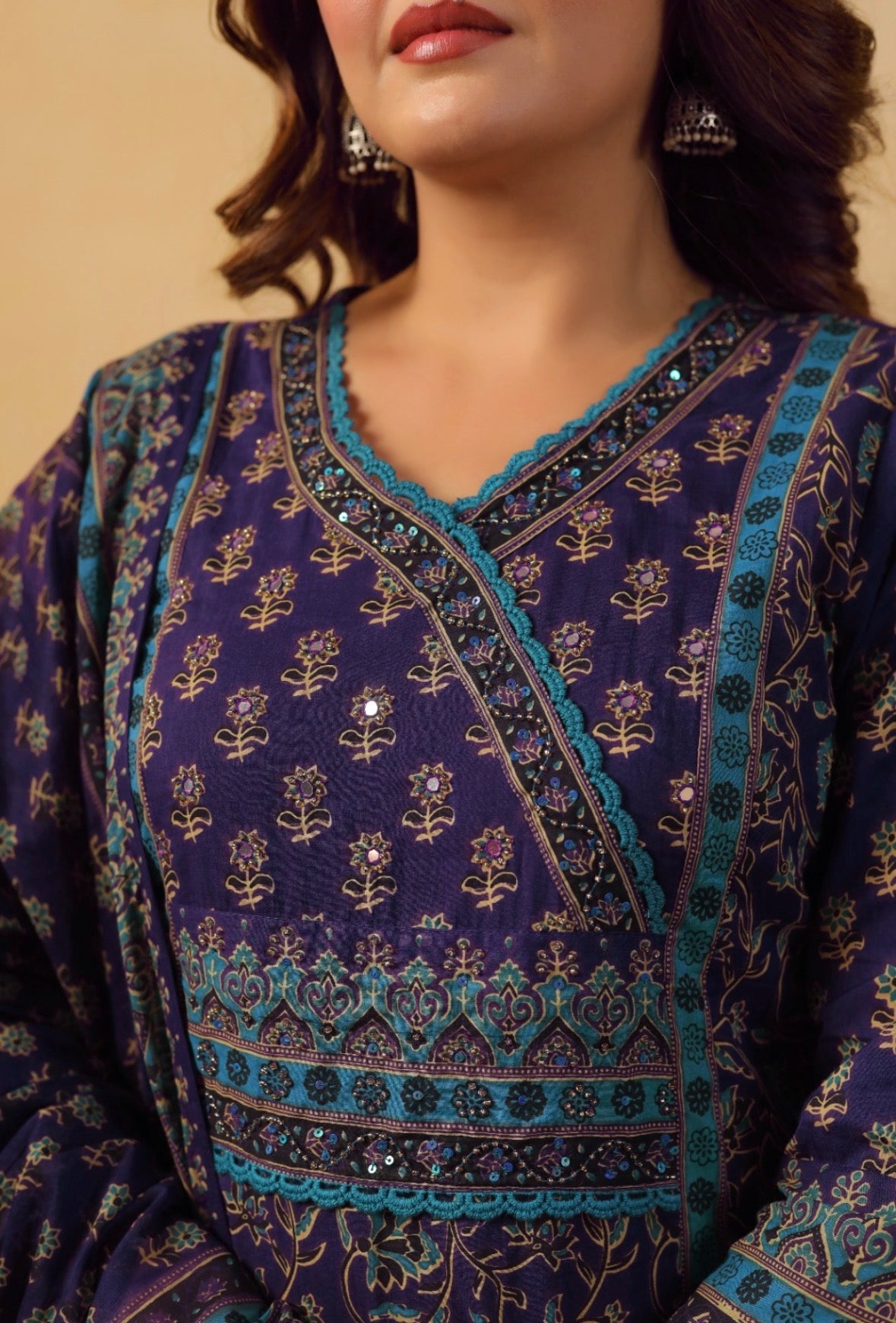 Ankarakka Cut  Cotton Shalwar